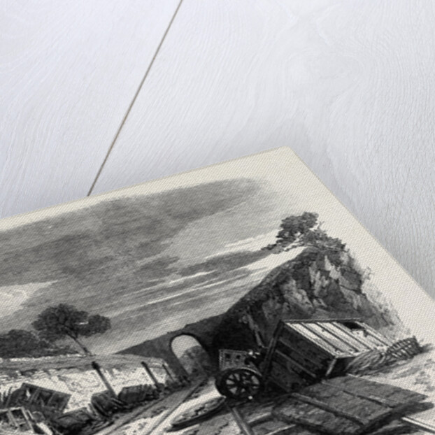 Scene of the Recent Railway Accident at Winchburgh on the Edinburgh and Glasgow Railway 25 October 1862 by Anonymous