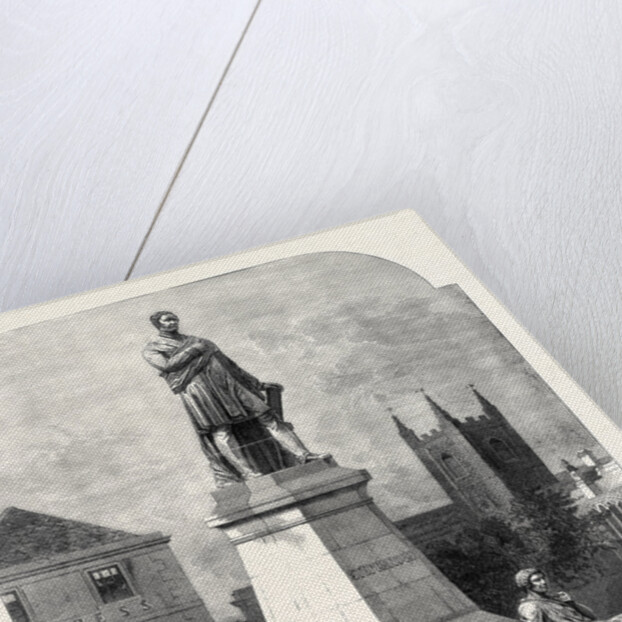 The Monument to George Stephenson at Newcastle-on-Tyne by Anonymous