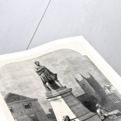 The Monument to George Stephenson at Newcastle-on-Tyne by Anonymous