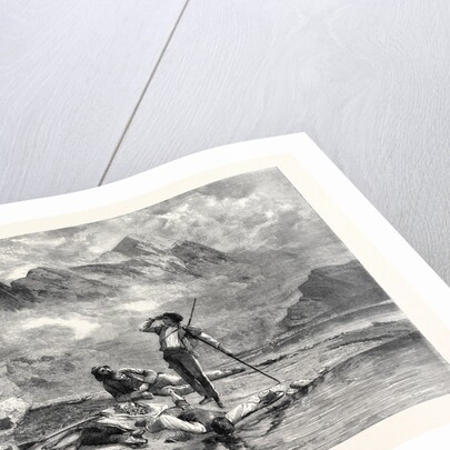 The International Exhibition: Chamois Hunters Reposing, 1862 by Anonymous