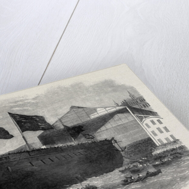 Launch of Her Majesty's Armour-Plated Screw Frigate Caledonia 31 Guns at Woolwich 1862 by Anonymous