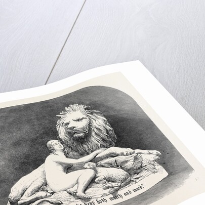Una and the Lion in Metal, the International Exhibition 1862 by Anonymous