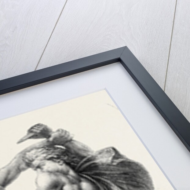 The International Exhibition: The Grapplers Group in Bronzed Zinc, 1862 by Anonymous