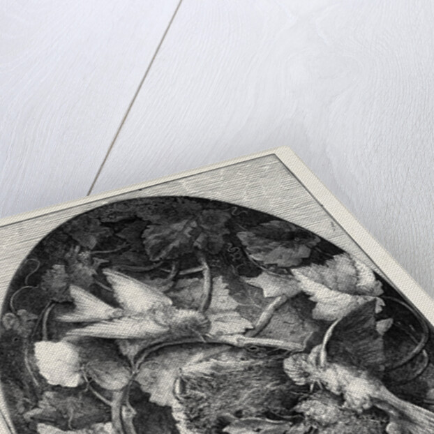 The International Exhibition: Linnets Defending Their Nest against a Dormouse, Modelled in Wax, 1862 by Anonymous