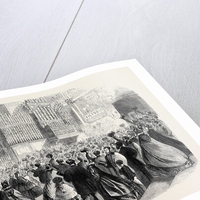 The International Exhibition: A Scene Near the Eastern Dome on the Closing Day 1862 by Anonymous