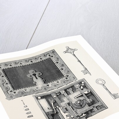 The International Exhibition: Hobbs's Bank Lock and Key 1862 by Anonymous