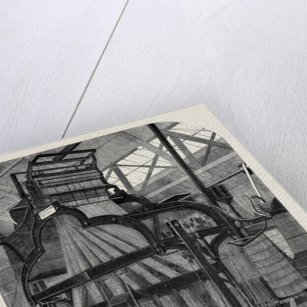 The International Exhibition: Swiss Jacquard-Loom for Weaving Ribbons 1862 by Anonymous