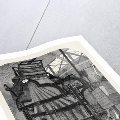 The International Exhibition: Swiss Jacquard-Loom for Weaving Ribbons 1862 by Anonymous