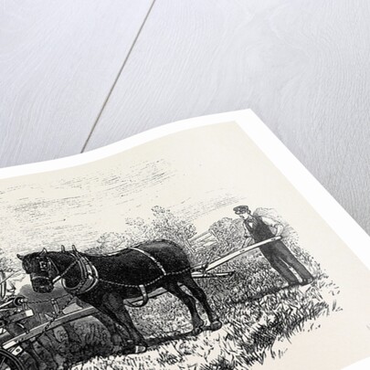The International Exhibition: Croskill's Bell's Reaping Machine 1862 by Anonymous