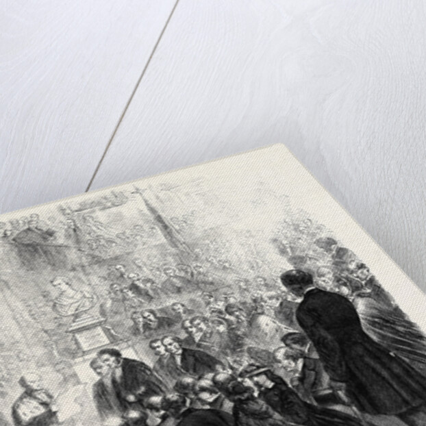 Inauguration of the Bust of His Royal Highness the Prince of Wales at the High School Edinburgh 1862 by Anonymous