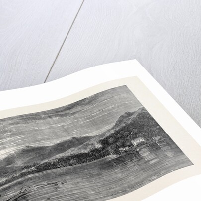 The Bay of Finlarig Loch Tay Perthshire with the Mausoleum of the Breadalbane Family 1862 by Anonymous