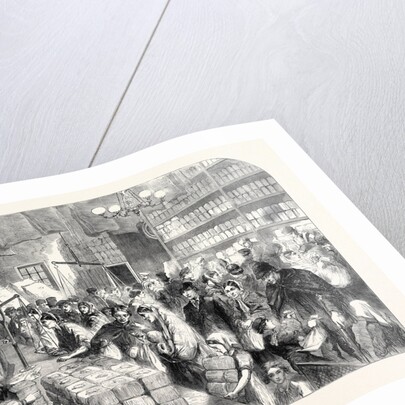 Cotton Famine Provision Shop Goods Obtained Tickets Issued Manchester Salford Provident Society 1862 UK Great Britain by Anonymous