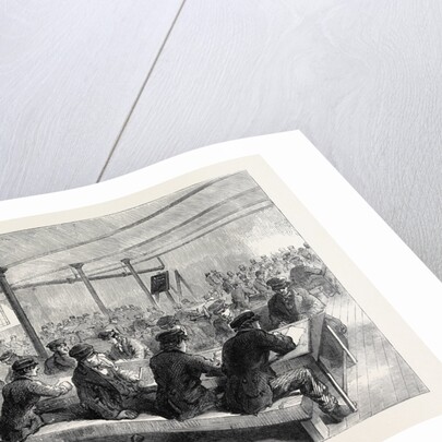 The Cotton Famine: School for Mill Operatives at Mr. Stirling's Mill Lower Mosley-Street Manchester 1862 by Anonymous