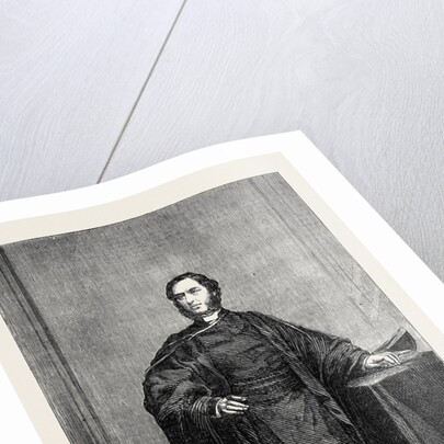 Dr. Ainger Principal of St. Bees College Cumberland 1862 by Anonymous