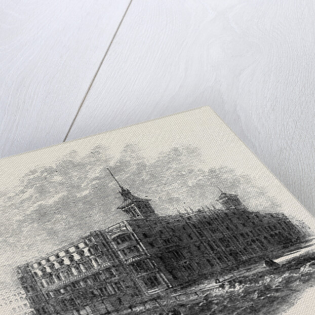 The Queen's Hotel Hastings 1862 by Anonymous