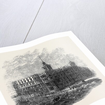 The Queen's Hotel Hastings 1862 by Anonymous