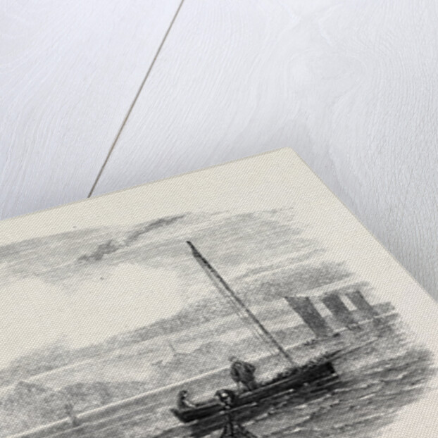 The Shellfish Supplies: Oyster-Boats Dredging Off Prestonpans 1862 by Anonymous