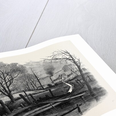 The Fatal Explosion at St. Edmund's Main Colliery Barnsley: Trench Cut to the Dearne and the Dove Canal for the Purpose of Flooding the Pit 1862 by Anonymous