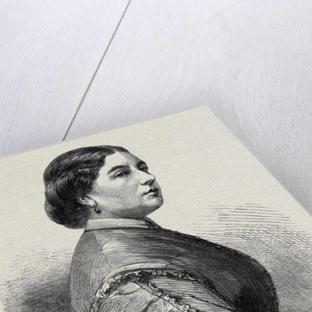 H.R.H. Princess Mary of Cambridge 1866 by Anonymous