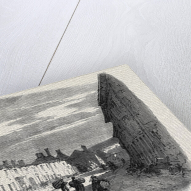 The Great Fire at Ottery St. Mary Devonshire: Ruins of Mill Street UK 1866 by Anonymous