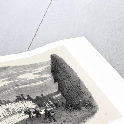 The Great Fire at Ottery St. Mary Devonshire: Ruins of Mill Street UK 1866 by Anonymous