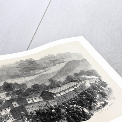 Opening of the Cork and Macroom Railway: Arrival of the First Train at Macroom Ireland 1866 by Anonymous