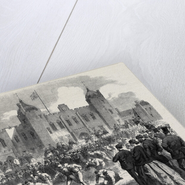 Athletic Games at the Royal Military Academy Woolwich: The Three-Legged Race UK 1866 by Anonymous