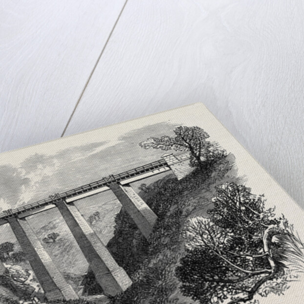 The Daff Viaduct of the Greenock and Wemyss Bay Railway 1866 by Anonymous