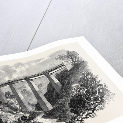 The Daff Viaduct of the Greenock and Wemyss Bay Railway 1866 by Anonymous