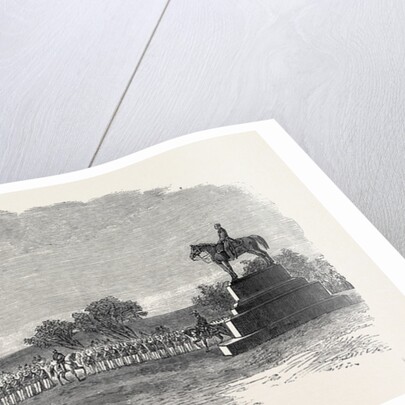 Inauguration of the Statue of Sir Mark Cubbon at Bangalore India 1866 by Anonymous