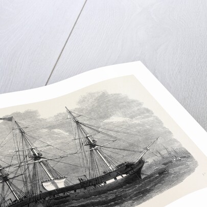 The Liverpool Training Ship Indefatigable UK 1866 by Anonymous