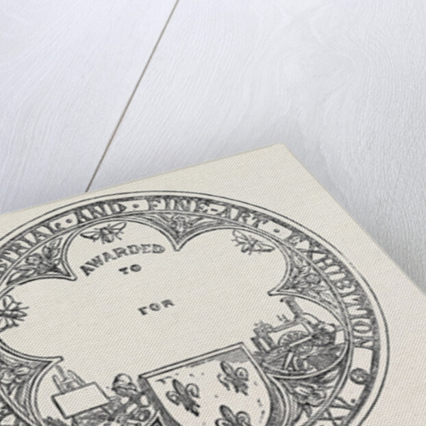 The Wakefield Industrial Exhibition Prize Medal 1866 by Anonymous