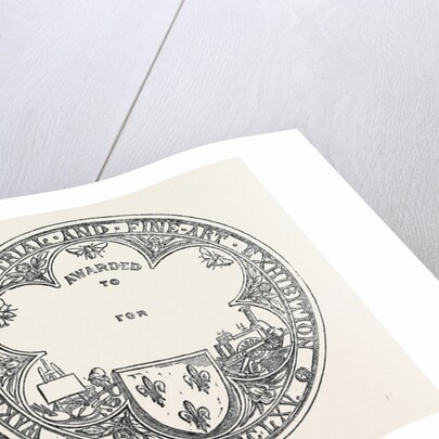 The Wakefield Industrial Exhibition Prize Medal 1866 by Anonymous