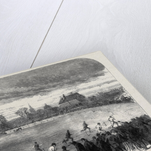 The Oxford and Cambridge Athletic Sports in the Christ Church Meadows Oxford: The Two Mile Race UK 1866 by Anonymous