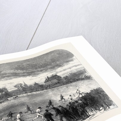 The Oxford and Cambridge Athletic Sports in the Christ Church Meadows Oxford: The Two Mile Race UK 1866 by Anonymous