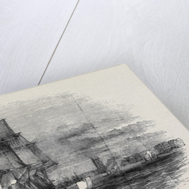 Tie First Greenland Whaling Ship Leaving Hull by Anonymous