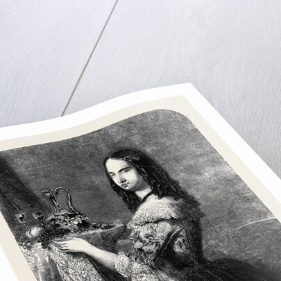 A Lady in Waiting, of the Time of Louis XV. by Anonymous