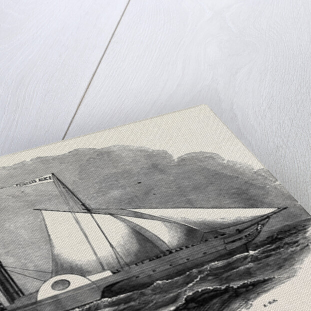 Departure of His Royal Highness Prince Albert for Germany, the Princess Alice Government Steamer. by Anonymous