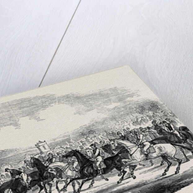 Northamtonshire Grand Military Steeple Chase, the Start by Anonymous