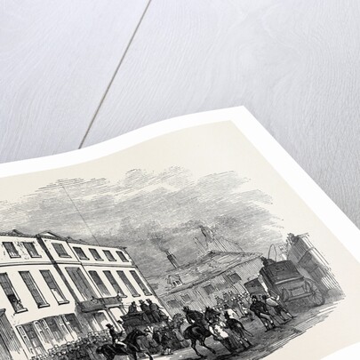 The George, Previous to the Race, Northamtonshire Grand Military Steeple Chase by Anonymous