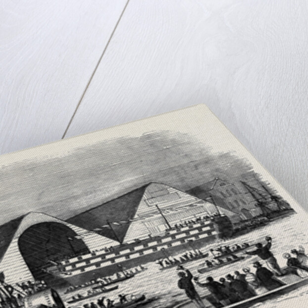 The Launch of the Boscawen, at Woolwich by Anonymous