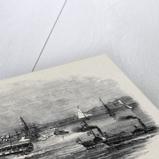 Launch of the Wellesley, at Blackwall by Anonymous
