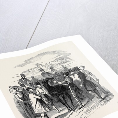 Sketch from the Windsor Steeple Chase. by Anonymous