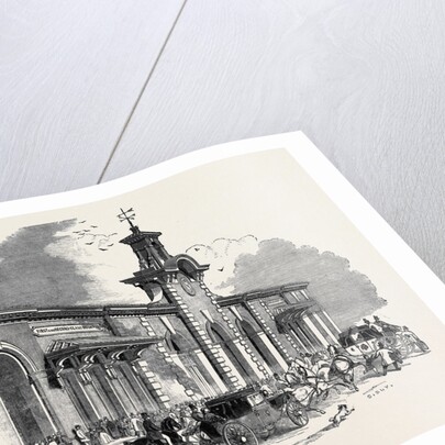 The New Bricklayers' Arms Terminus of the South-Eastern Railway. by Anonymous