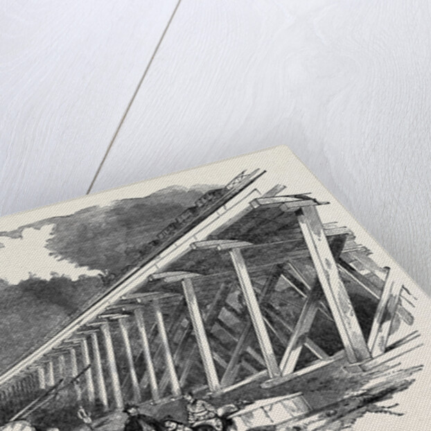 Frame-Work of the Viaduct, the South-Eastern Railway by Anonymous