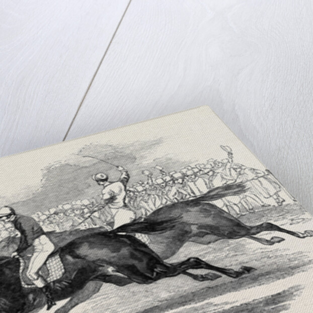 Mr. Day's the Ugly Buck, and Lord George Bentinck's the Devil to Pay, Race for 200 Guineas, at Newmarket by Anonymous