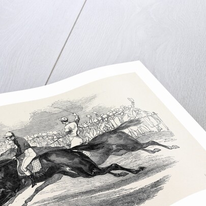 Mr. Day's the Ugly Buck, and Lord George Bentinck's the Devil to Pay, Race for 200 Guineas, at Newmarket by Anonymous