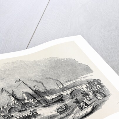 Wreck of the Severn Steamer, Newport-Bridge. by Anonymous
