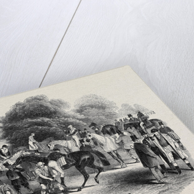 Epsom Races, View of the Warren by Anonymous
