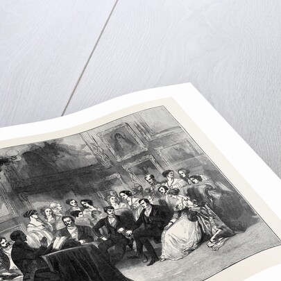 Mr. Charles Kemble Reading Shakspeare Before Her Majesty, at Buckingham Palace. by Anonymous